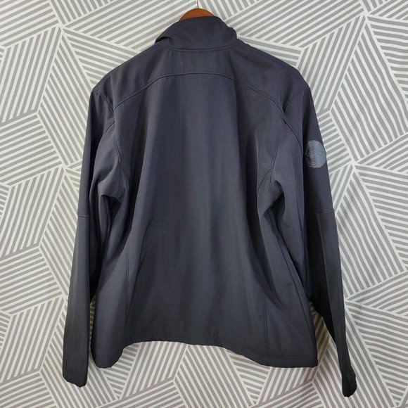 Lyft Black Full Zip up Jacket 1K size 2XL Soft Shell Rides Coat Black - Picture 5 of 6